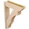 Ekena Millwork 8-in W x 30-in D x 42-in H Balboa Slat Rough Cedar Woodgrain TimberThane Outlooker, Primed Tan OUTUR080X30X42BOA24RCPR - alternate 2
